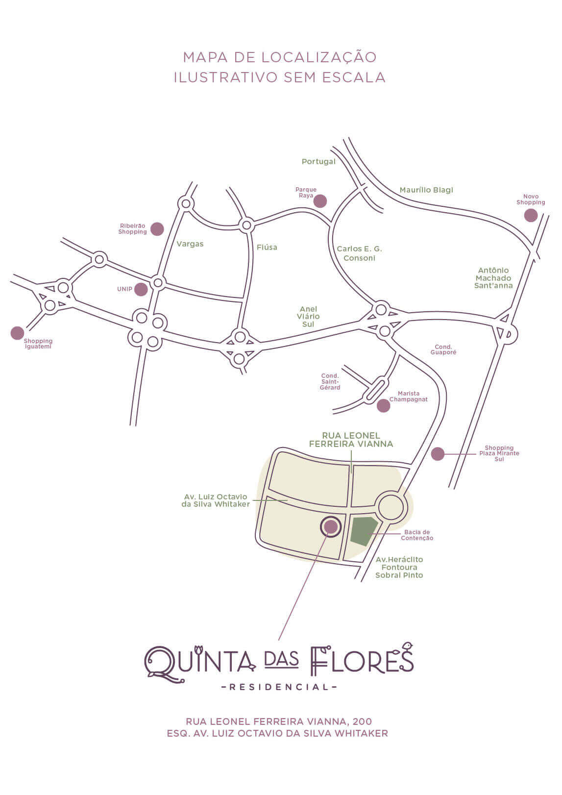 localizacao quinta das flores tavares canini